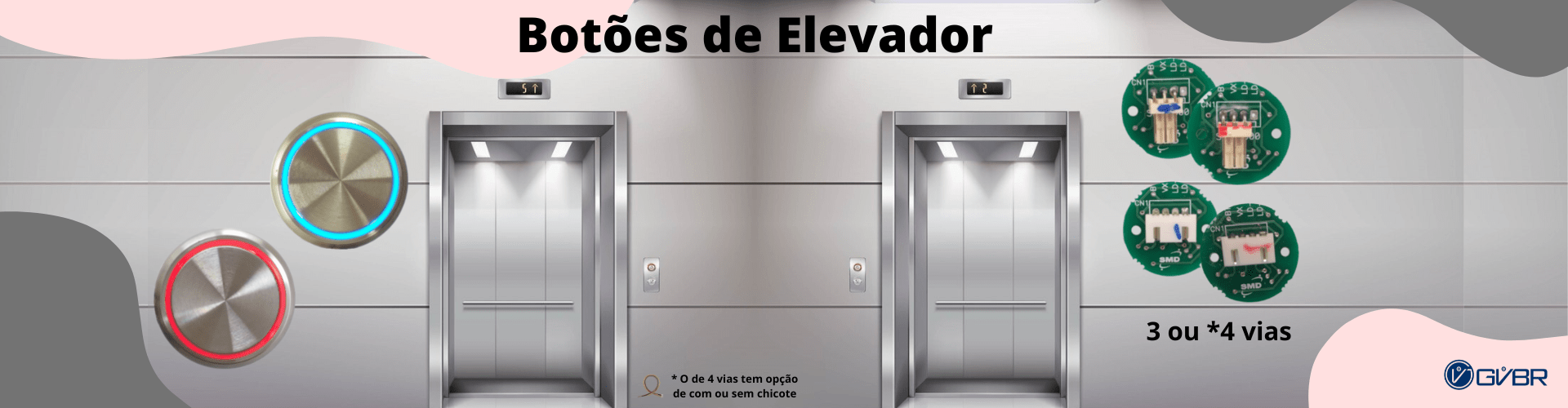 Botão de elevador
