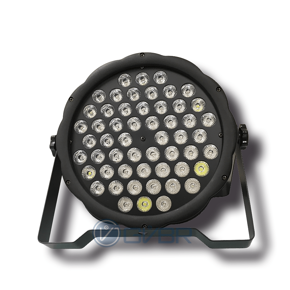 Canhao Refletor Par Led 54 leds Real Dmx Jogo Luz Bivolt Rgb