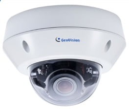 Câmera IP Geovision contra vandalismo IK10 e proteção contra chuvas IP67 - GV-VD2702