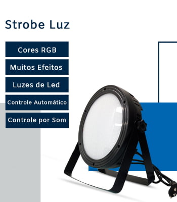 Parled refletor De Led Bivolt Dmx Strobo Efeitos