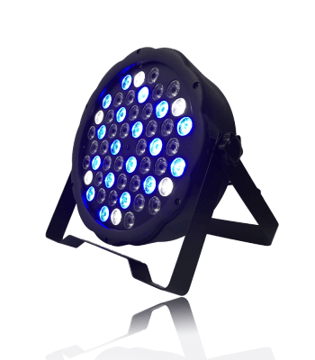 Canhao Refletor Par Led 54 leds Real Dmx Jogo Luz Bivolt Rgb