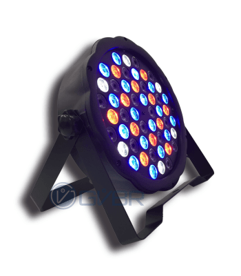 Canhao Refletor Par Led 54 leds Real Dmx Jogo Luz Bivolt Rgb