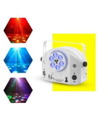 Globo Magic Led Rgb Moving Strobo Laser Dmx 4 Efeito Em 1