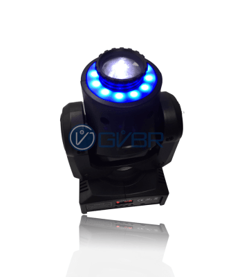 Moving Head Spot Led Osram 30w Globo + Disco De Cor Dmx Dj