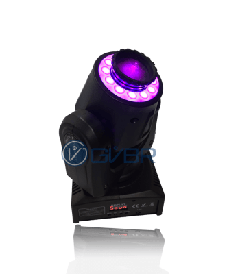 Moving Head Spot Led Osram 30w Globo + Disco De Cor Dmx Dj