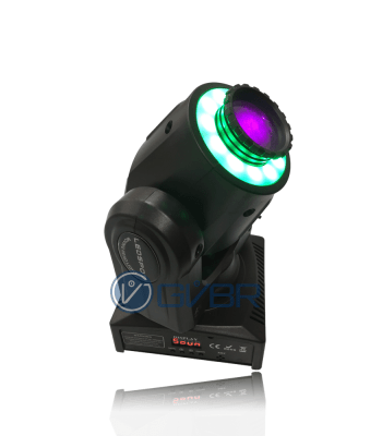 Moving Head Spot Led Osram 30w Globo + Disco De Cor Dmx Dj