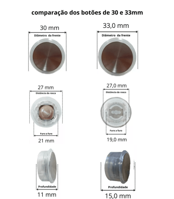 Botão Chamada Côncavo Espelhado Led Azul 4 Vias Neo 24v Otis Adicionar aos favoritos