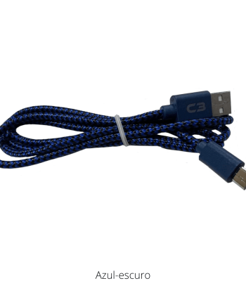 Cabo USB Micro Reforçado Android Carregador 1Mt